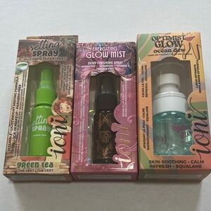 Ioni Setting Spray Trio - Green, Black, White